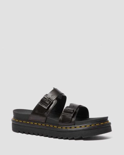 Chanclas Dr Martens Myles Brando Cuero Buckle Para Mujer DR6559M